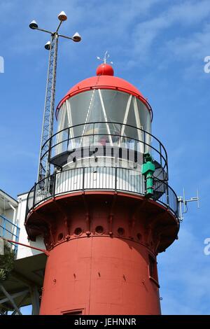Het Bovendeel van de Vuurtoren, 51 m Boven zeeniveau Stockfoto