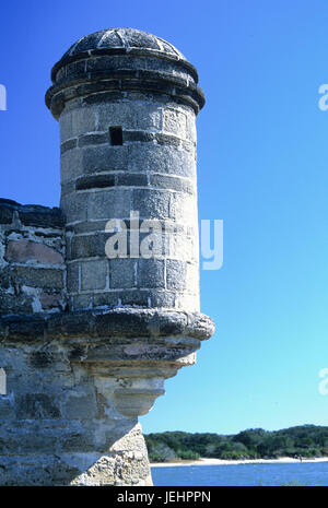 Bastion auf Fort Matanzas, Fort Matanzas National Monument, Florida Stockfoto