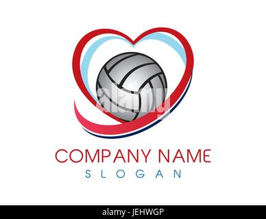 Liebe Baseball logo Stock Vektor