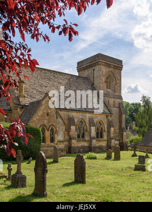 St. Barnabas Church, Snowshill, Cotswolds, UK Stockfoto