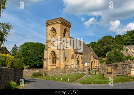 St. Barnabas Church, Snowshill, Cotswolds, UK Stockfoto