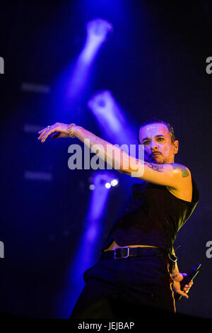 Rom, Italien. 25. Juni 2017. Rom - Depeche Mode Konzert im Olympiastadion. Auf dem Bild Dave Gahan Credit: IPA/Alamy Live News Stockfoto