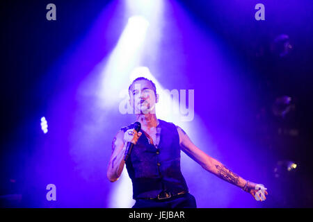 Rom, Italien. 25. Juni 2017. Rom - Depeche Mode Konzert im Olympiastadion. Auf dem Bild Dave Gahan Credit: IPA/Alamy Live News Stockfoto