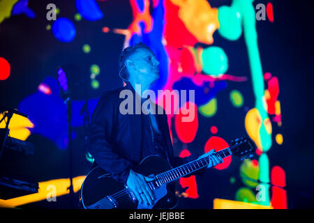 Rom, Italien. 25. Juni 2017. Rom - Depeche Mode Konzert im Olympiastadion. Im Bild Martin Gore Credit: IPA/Alamy Live News Stockfoto