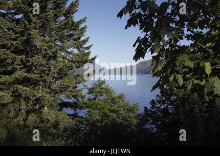 Lake Crescent, Olympic Nationalpark Stockfoto