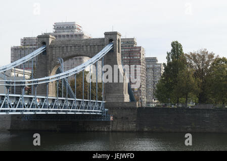 Grunwaldzski Brücke Stockfoto