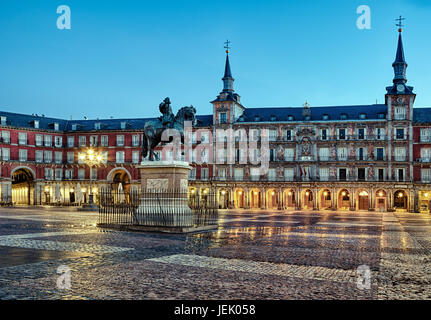 Plaza Mayor in Madrid Stockfoto