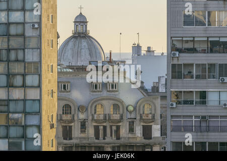 Montevideo-Gebäude-Luftbild Stockfoto