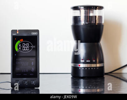 Npower Smartmeter-home-Anzeige Stockfoto