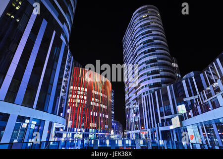 SOHO Sanlitun Büro- und Einkaufszentrum in Peking. SOHO Sanlitun wird eine neue allgemeine Geschäfts- und Wohnviertel mit iconic Architektur. Stockfoto