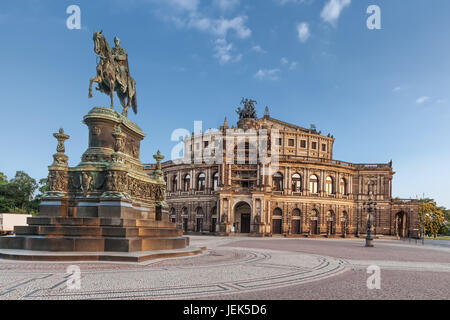 Semperoper in Dresden Stockfoto