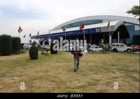 Flughafen Srinagar, Jammu und Kaschmir, Indien, Asien Stockfoto