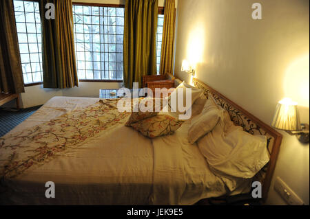 Hotel Palestine, Honegg, Srinagar, Jammu Kaschmir, Indien, Asien Stockfoto