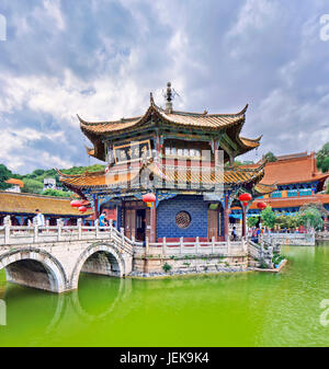 Der kultige Yuantong Tempel, Kunming, Yunnan Provinz, China Stockfoto