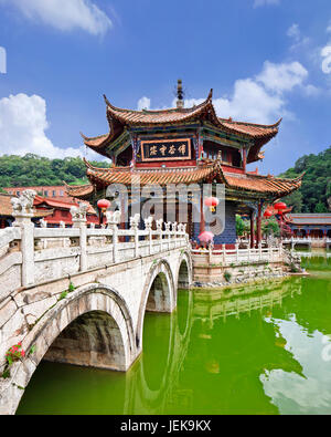 Der kultige Yuantong Tempel, Kunming, Yunnan Provinz, China Stockfoto