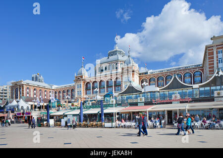 HOLLAND-SCHEVENINGEN-AUG. 23, 2014. Steigenberger Kurhaus Hotel. Erbaut von der Zeit von 1885er nach dem Entwurf des deutschen Architekten Johann Friedrich Henkenhaf . Stockfoto