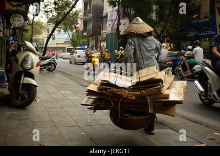 Straße Handel in Hanoi Stockfoto