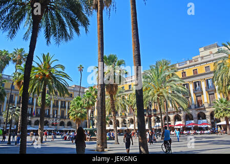 quadratische del Rei, Barcelona, Katalonien, Spanien Stockfoto