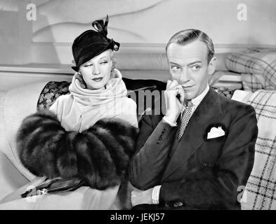 ROBERTA 1935 RKO Radio Pictures Film mit Fred Astaire und Ginger Rogers Stockfoto