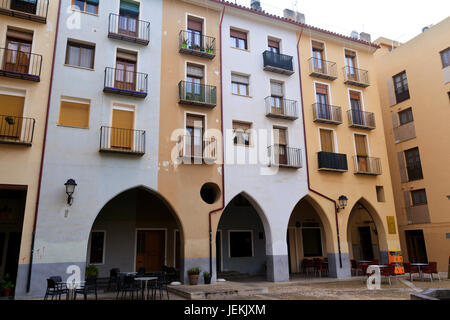 Almudin's Square in alten Onda's Quarter, Provinz Castellon, Spanien Stockfoto