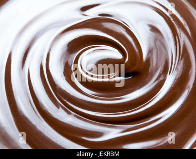 schmelzende Schokolade / Schokolade geschmolzen Stockfoto