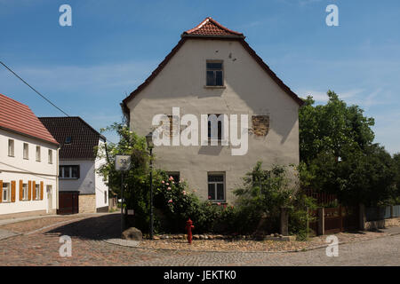 Sachsen, 06. Juni: Originalbauten in Sachsen, Ost-Deutschland am 6. Juni 2017. Stockfoto