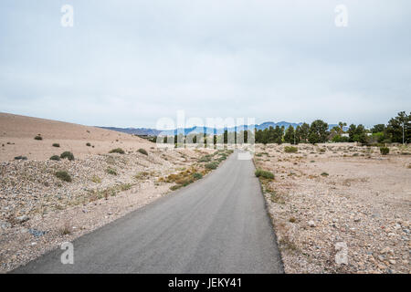 Radweg weiter im Westen Las Vegas arroyo Stockfoto