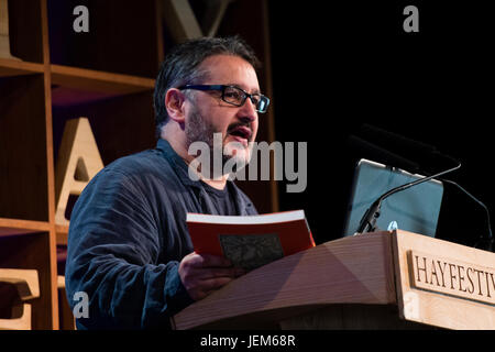 Peter Florenz, Direktor der Hay Festival of Literature and the Arts Hay on Wye, Wales UK Stockfoto