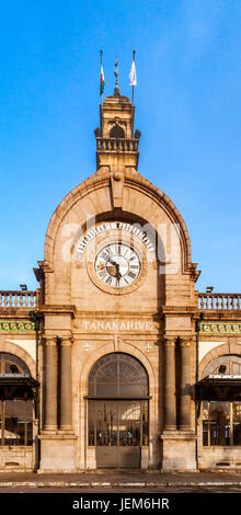 Der Bahnhof Soarano von Antananarivo, der Hauptstadt von Madagaskar Stockfoto