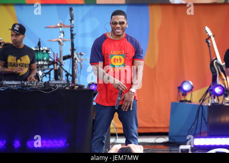 Florida Georgia Line und Nelly durchführen auf ABC "Good Morning America" 2017 Sommer Konzert-Serie mit: Nelly Where: New York, New York, Vereinigte Staaten von Amerika bei: 26. Mai 2017 Stockfoto