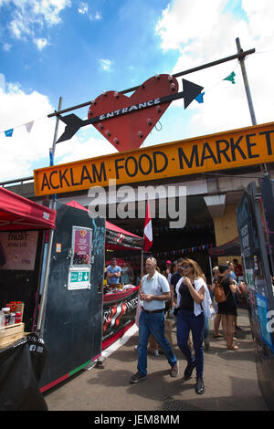 Acklam Dorf, im Herzen der Portobello Road, Notting Hill, West London, England, Vereinigtes Königreich Stockfoto