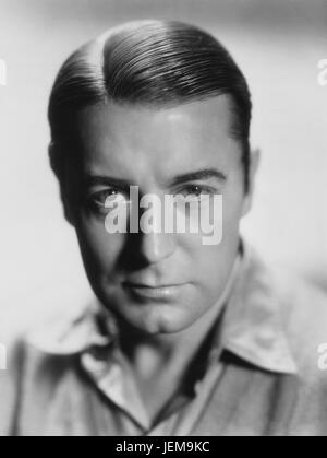 Clive Brook, Portrait Werbung für den Film, "Der Anwalt Secret", Paramount Pictures, 1931 Stockfoto