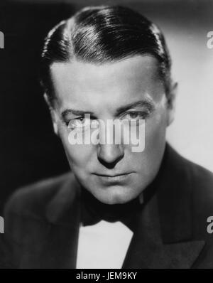 Schauspieler Clive Brook, Werbung Portrait, 1930 Stockfoto