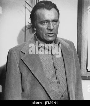 Richard Burton, am Set von dem Film, "Eureka", Paramount Pictures, 1974 Stockfoto