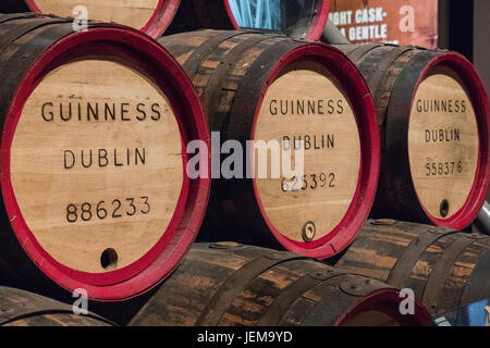 Das Guinness Storehouse, St. James Gate, Dublin, Irland. Stockfoto