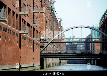 Hamburg, Deutschland. 22. Juni 2017. Ctyview von Hamburgf an den Hafen, Deutschland, Hamburg, 22. Juni 2017. Foto: Frank Mai | weltweite Nutzung/Dpa/Alamy Live-Nachrichten Stockfoto