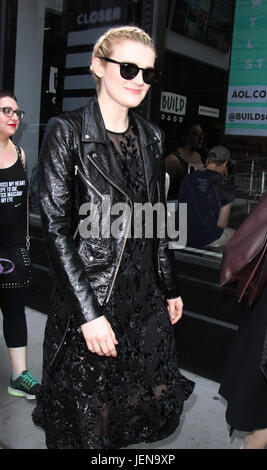 New York, USA. 26. Juni 2017. Gayle Rankin bei AOL bauen, 26. Juni 2017 über ihre neue Serie Glow in New York zu sprechen. Bildnachweis: MediaPunch Inc/Alamy Live-Nachrichten Stockfoto