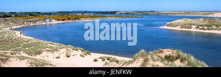 Ythan Mündung am Forvie National Nature Reserve / Sande von Forvie, Newburgh, Aberdeenshire, Schottland, UK Stockfoto