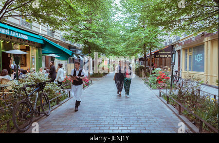 Frankreich, Paris, Marais-Viertel, Rue du Tresor Stockfoto