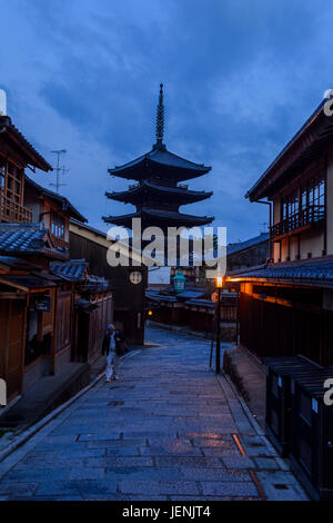 Yasaka Pagode in Higashiyama-Bezirk Stockfoto