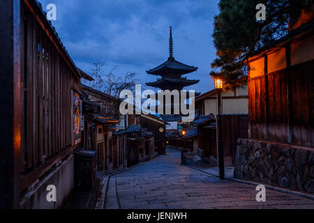 Yasaka Pagode in Higashiyama-Bezirk Stockfoto