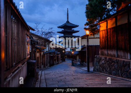 Yasaka Pagode in Higashiyama-Bezirk Stockfoto