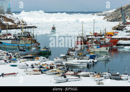 Boote im Hafen Stockfoto