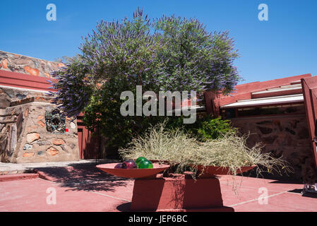 Taliesin West Architekten Frank Lloyd Wright Winter Heim und Schule in der Wüste, Scottsdale, Arizona, USA Stockfoto