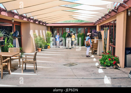 Taliesin West Architekten Frank Lloyd Wright Winter Heim und Schule in der Wüste, Scottsdale, Arizona, USA Stockfoto