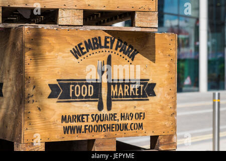 Wembley Park Regeneration Projekt, Borough of Brent, London, England, Vereinigtes Königreich Stockfoto