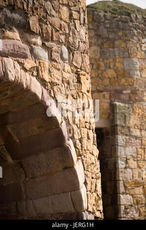 Beadnell Kalköfen, Northumberland Stockfoto