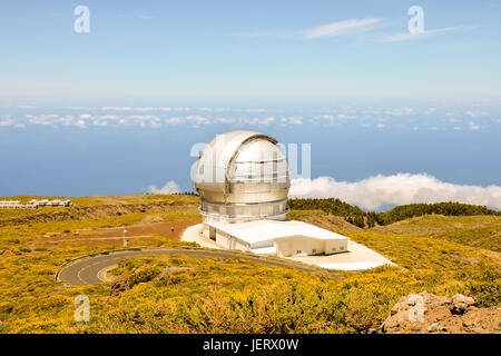 Astronomisches Observatorium Teleskop Stockfoto