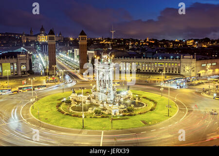 Plaza de Espana in Barcelona, Spanien Stockfoto