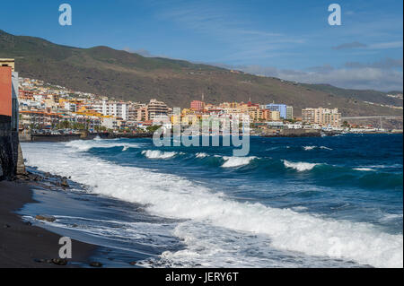 Ocean Shore in Candelaria, Teneriffa Stockfoto